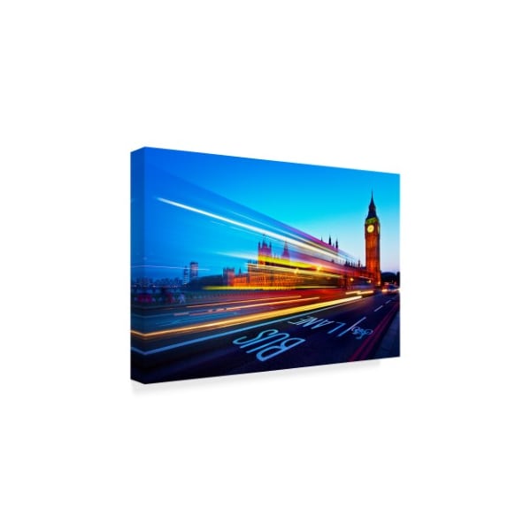 Nina Papiorek 'London Big Ben City' Canvas Art,12x19